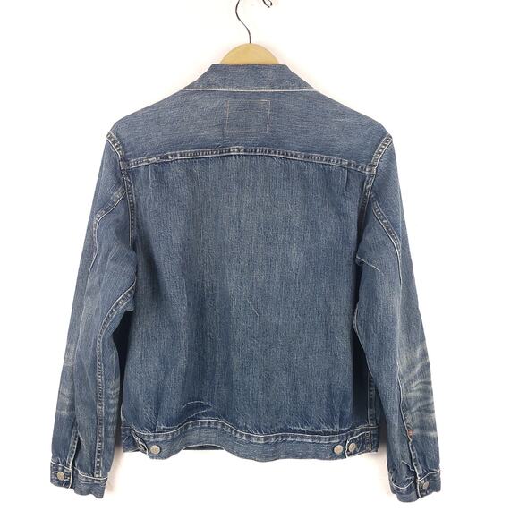 Ralph Lauren Double RL Denim Jean Jacket Size L Large - Picture 2 of 10